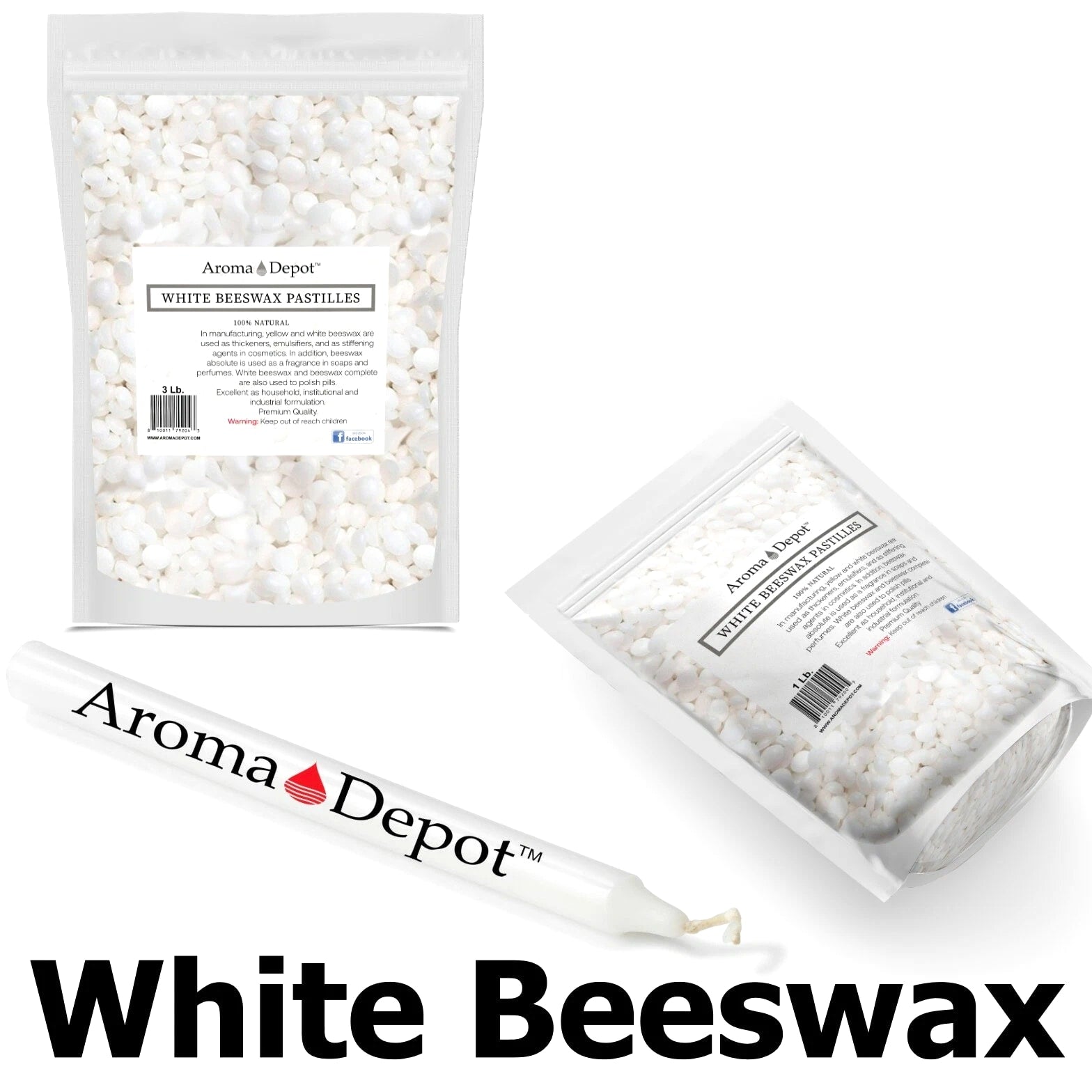 PURE 100% Natural BEESWAX PASTILLES BEADS PELLETS for Candles, Chapstick, Wholesale