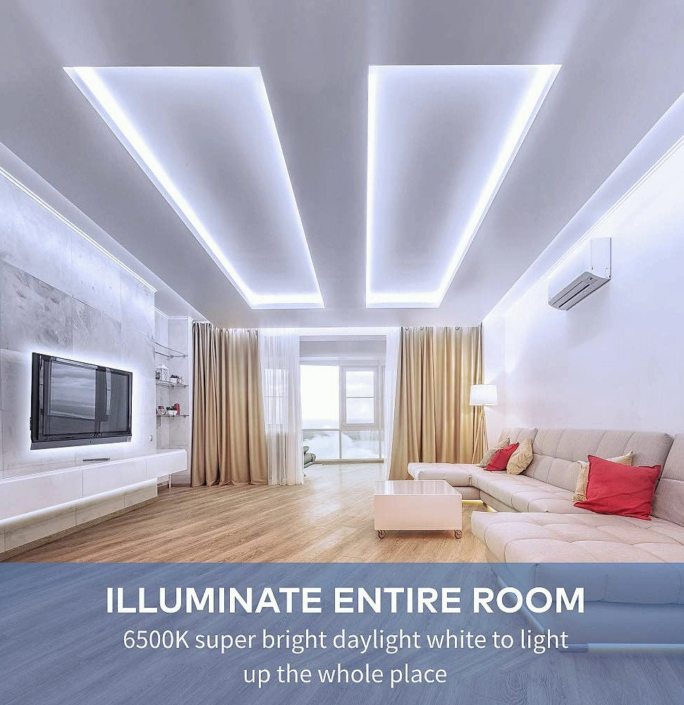 Govee 16.4ft LED Strip Lights, Dimmable 6500K Daylight White
