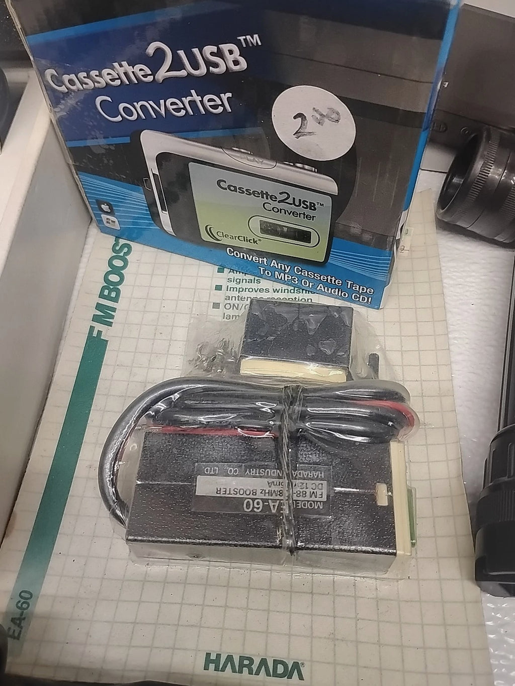 Electronics Mixed Lot Junk Collection Antennas Gadgets Converters Flashlight....