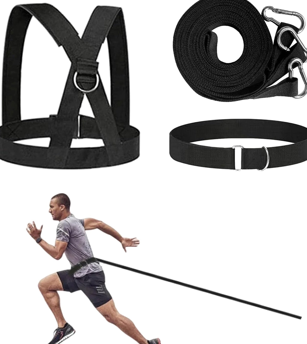 Sled Workout Equipment, Harness Set for Training Outdoor, Tire Pulling Fitness R