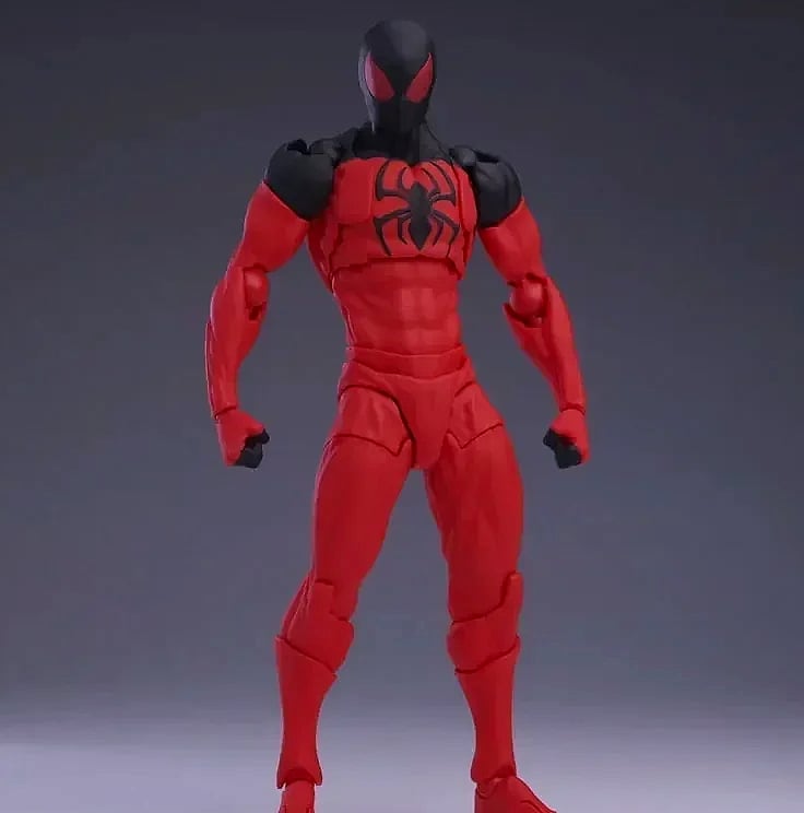 Bandai Spider-Man Symbiote Action Figure Black Suit