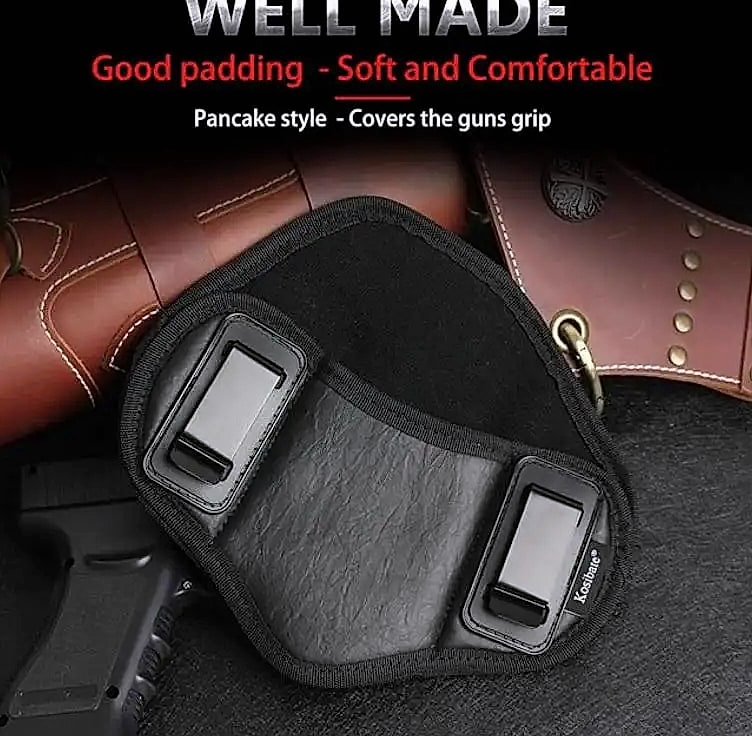 PU Leather Concealed Gun Holster for Glock 17 19 1911