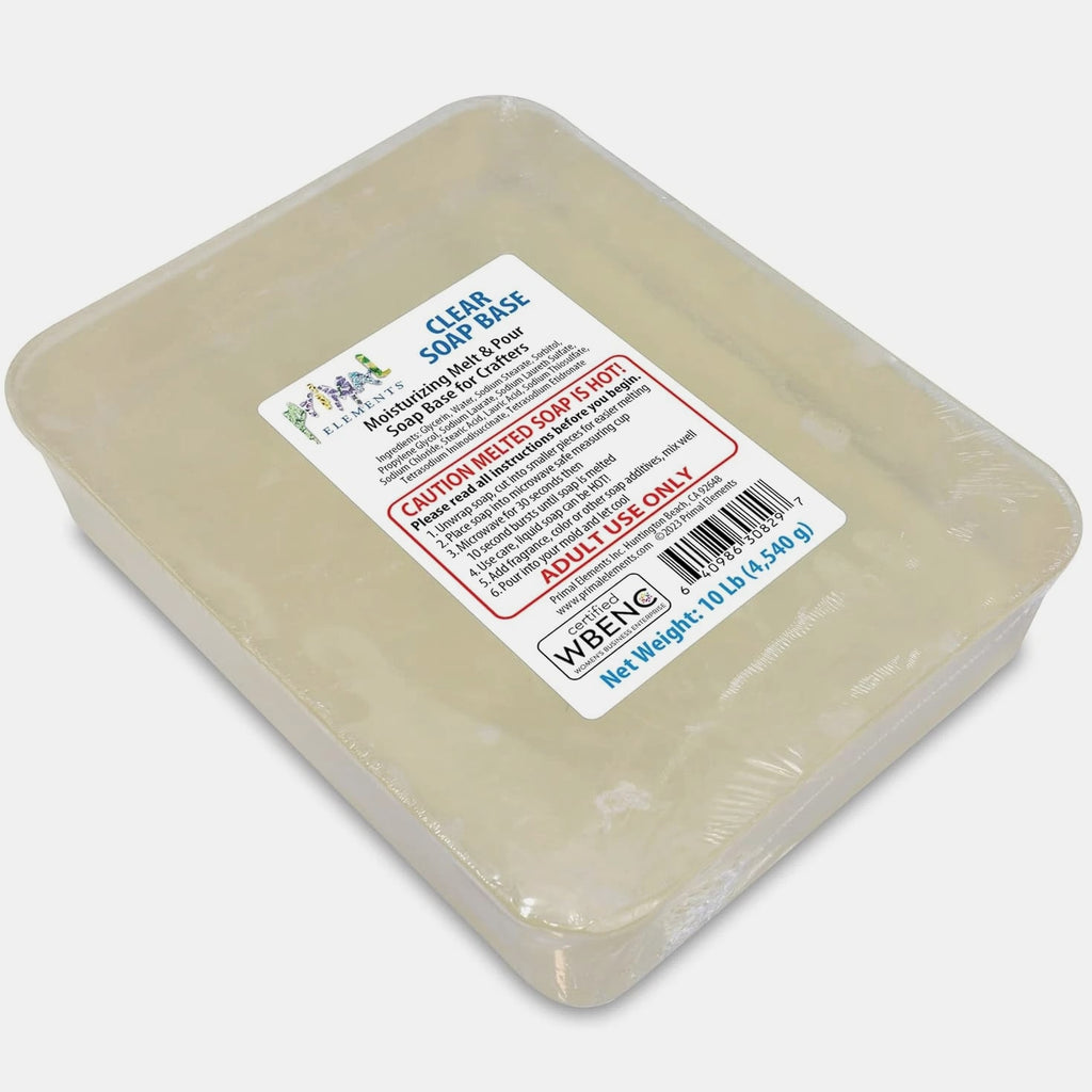 Clear Soap Base - Moisturizing Melt and Pour Glycerin Base for Crafting