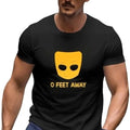 Men's Sexy Black GRINDR Design Short Sleeve Cotton T-Shirt - Gay