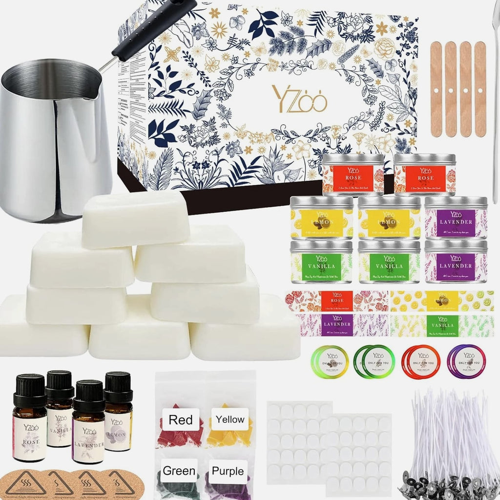 Complete Candle Making Kits for Adults & Beginners, DIY Candle Making Supplies