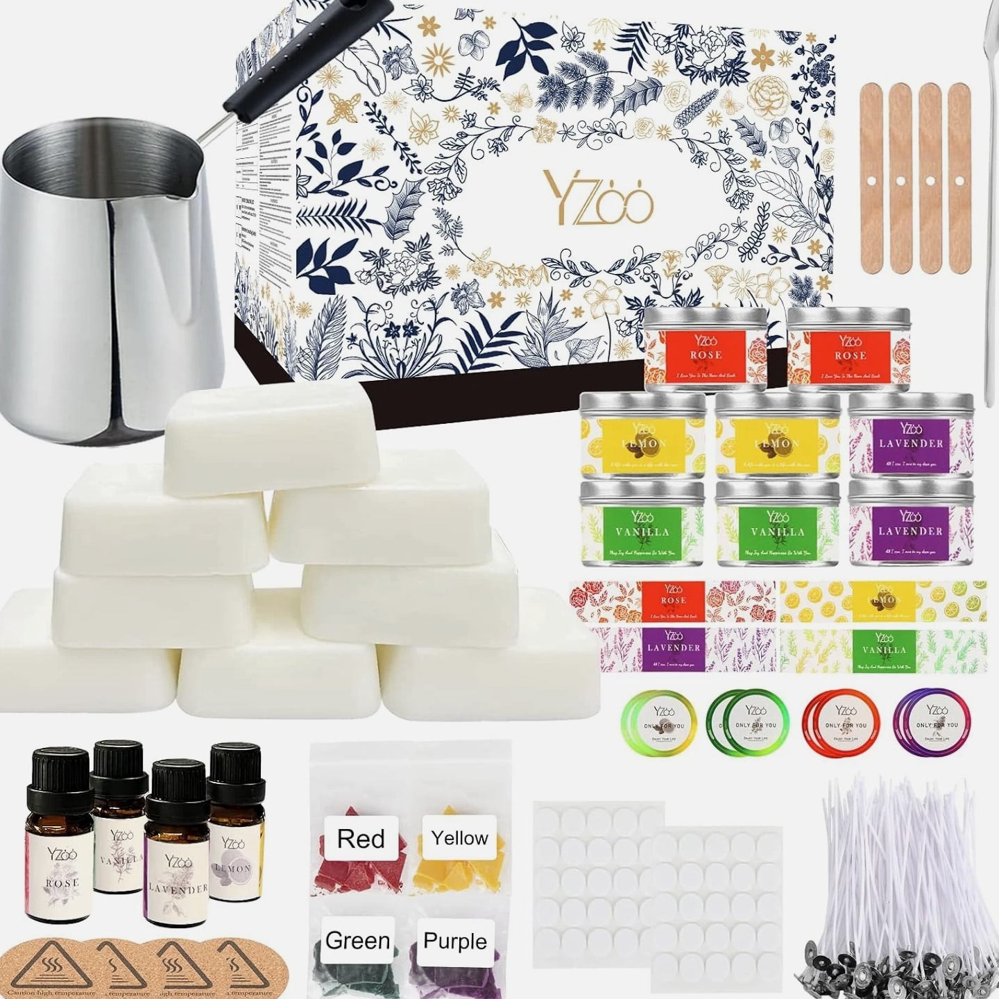 Complete Candle Making Kits for Adults & Beginners, DIY Candle Making Supplies