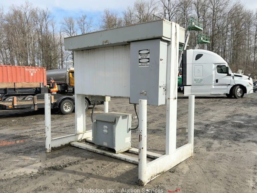 Self Contained Portable Electrical Distribution Substation 277/480V bidadoo