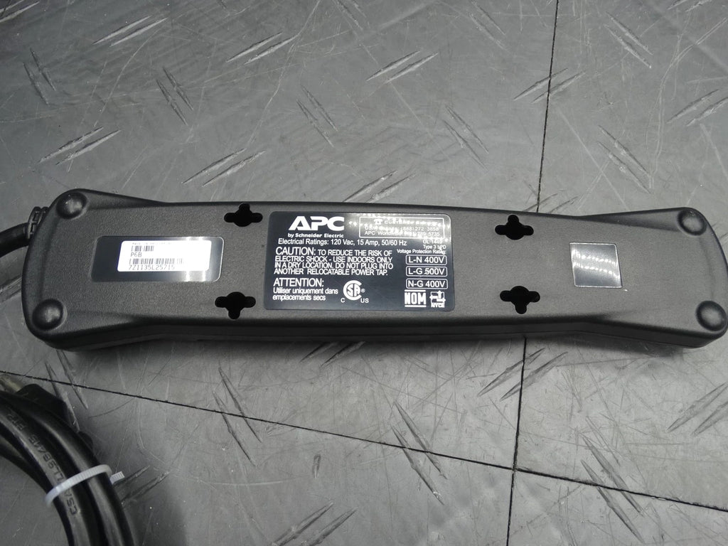 APC P6B Essential SurgeArrest 6-Outlet Surge Protector Power Strip (Lot of 3)