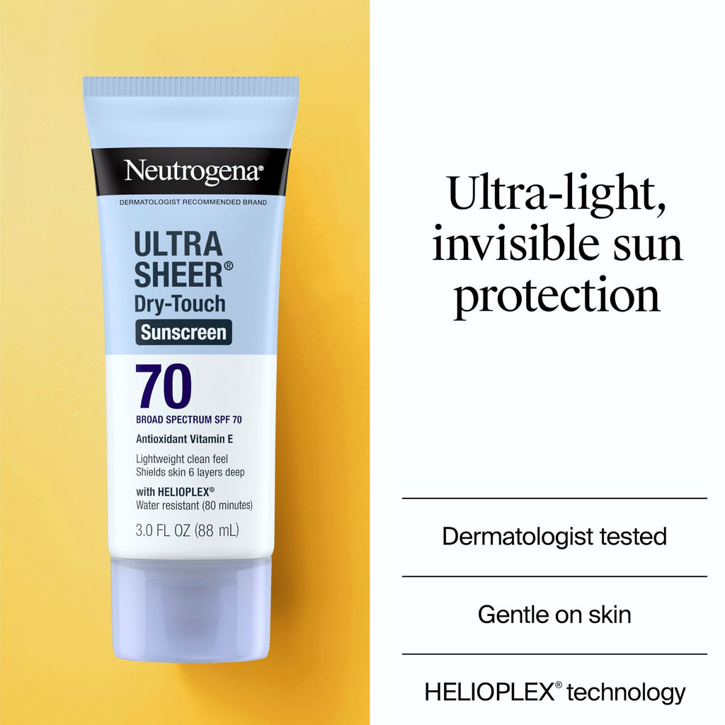 Neutrogena Ultra Sheer Dry-Touch Sunscreen Lotion SPF 70