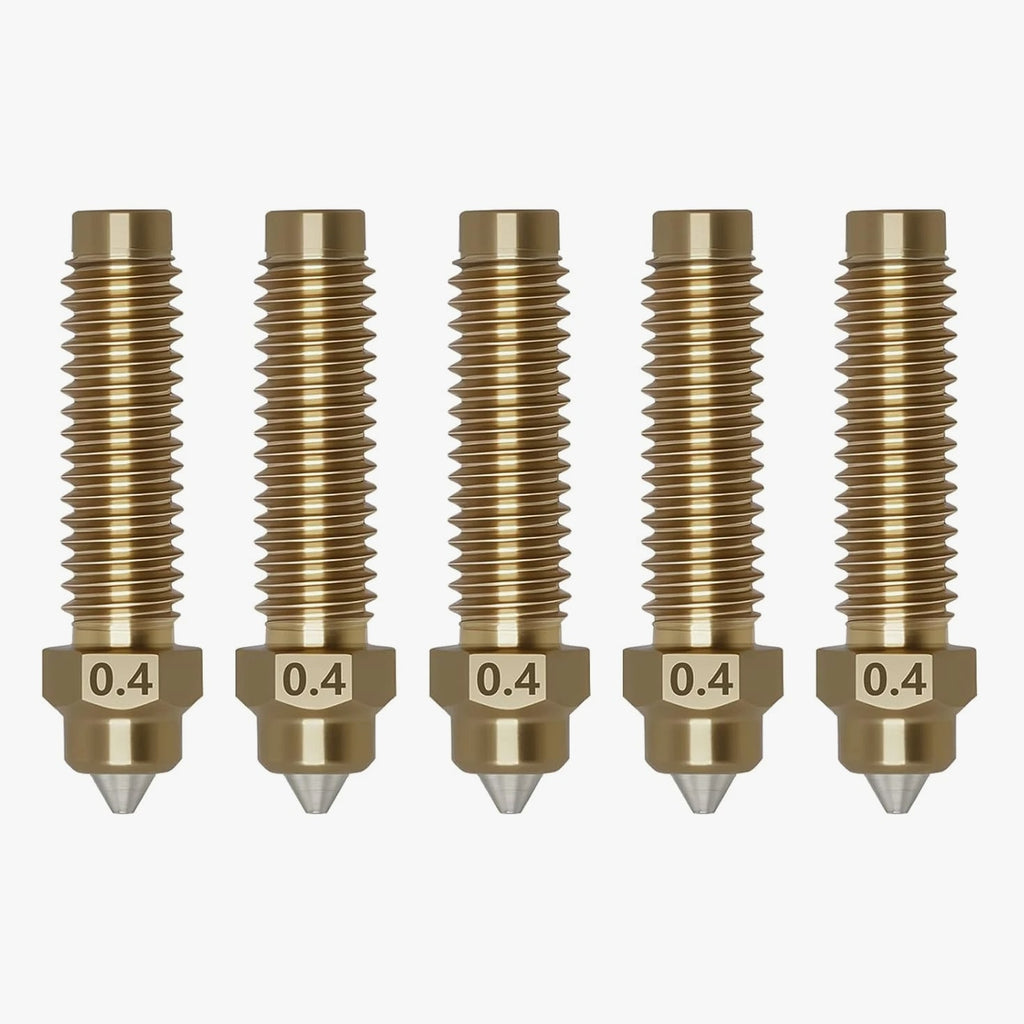 5-Pack 0.4mm Hardened Steel Nozzle Kit for Elegoo Centauri 3D Printer