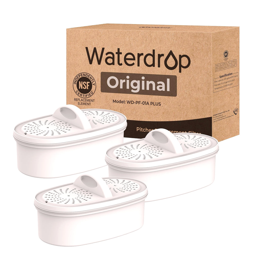 Waterdrop PF-01A Water Filter Replacement, 3 Pack, 200 Gallon Capacity