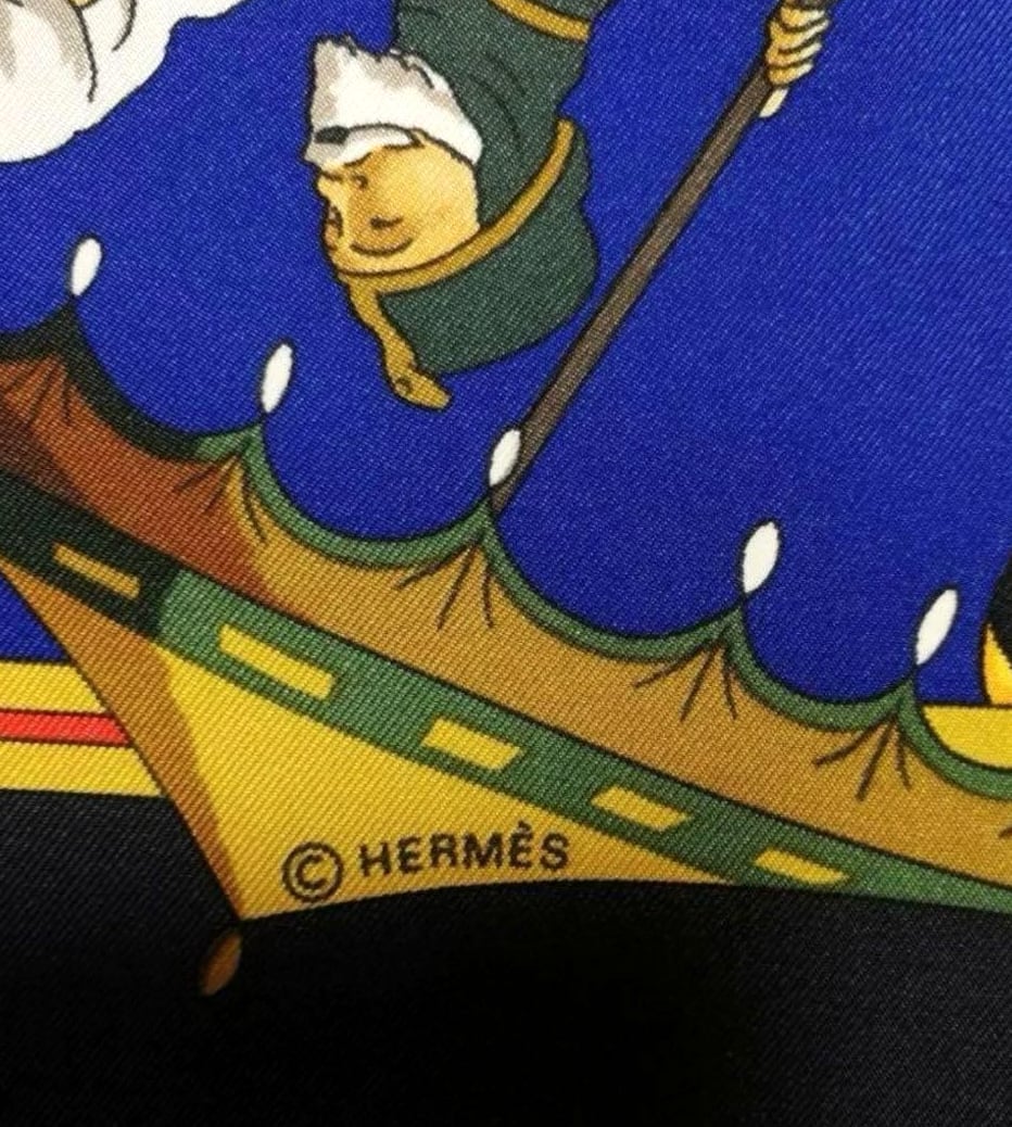 HERMES Umbrellas and Parasols Silk Scarves Extremely Rare