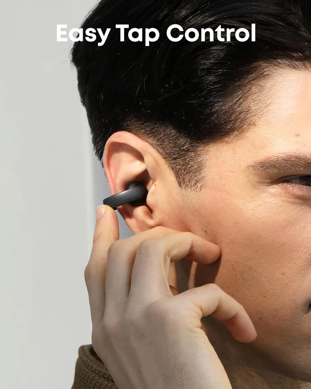 Soundcore AeroClip Open-Ear Earbuds Clip-On Headphones 4 Mic AI-Boost Clear Call