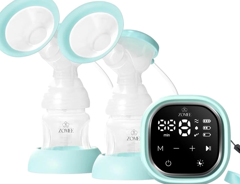 HOT DEAL! Zomee Z2 Electric Breast Pump+Hands-Free Collection Cups+Storage Bags