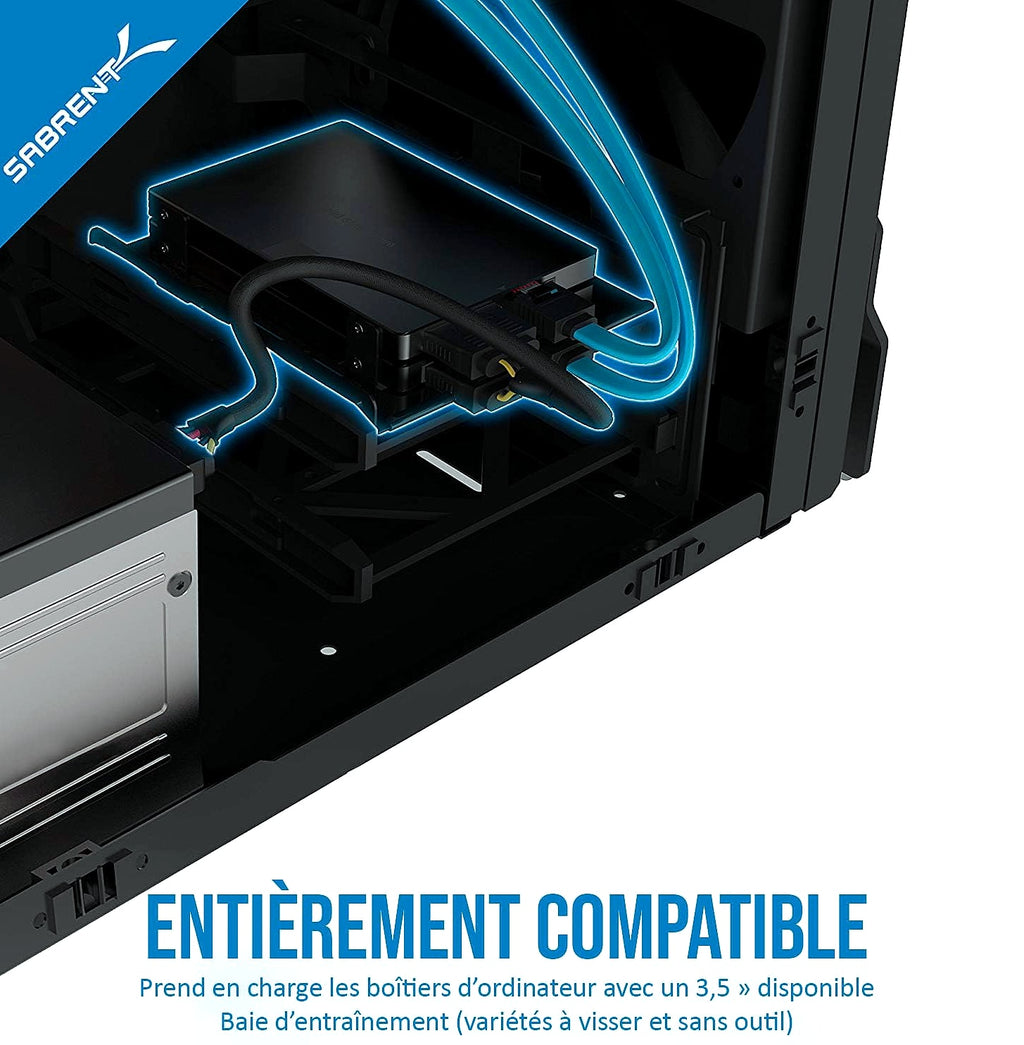 SABRENT BK-HDCC 3.5 to 2.5 Inch Hard Drive Mounting Kit