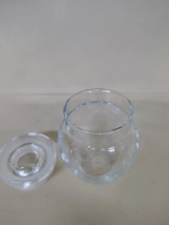 12 Pack Glass Candle Jars - 4oz Candle Jars with Lid, Clear Glass