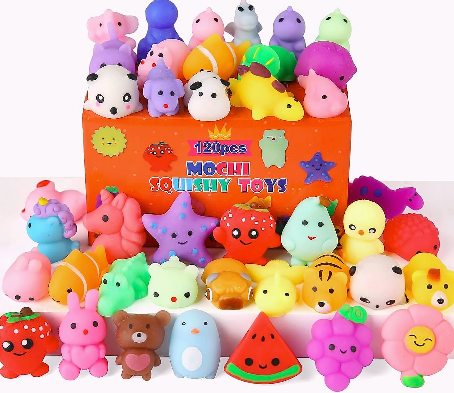 Mantyplay 30 Pack Mini Squishies Toys for Kids Party Favors
