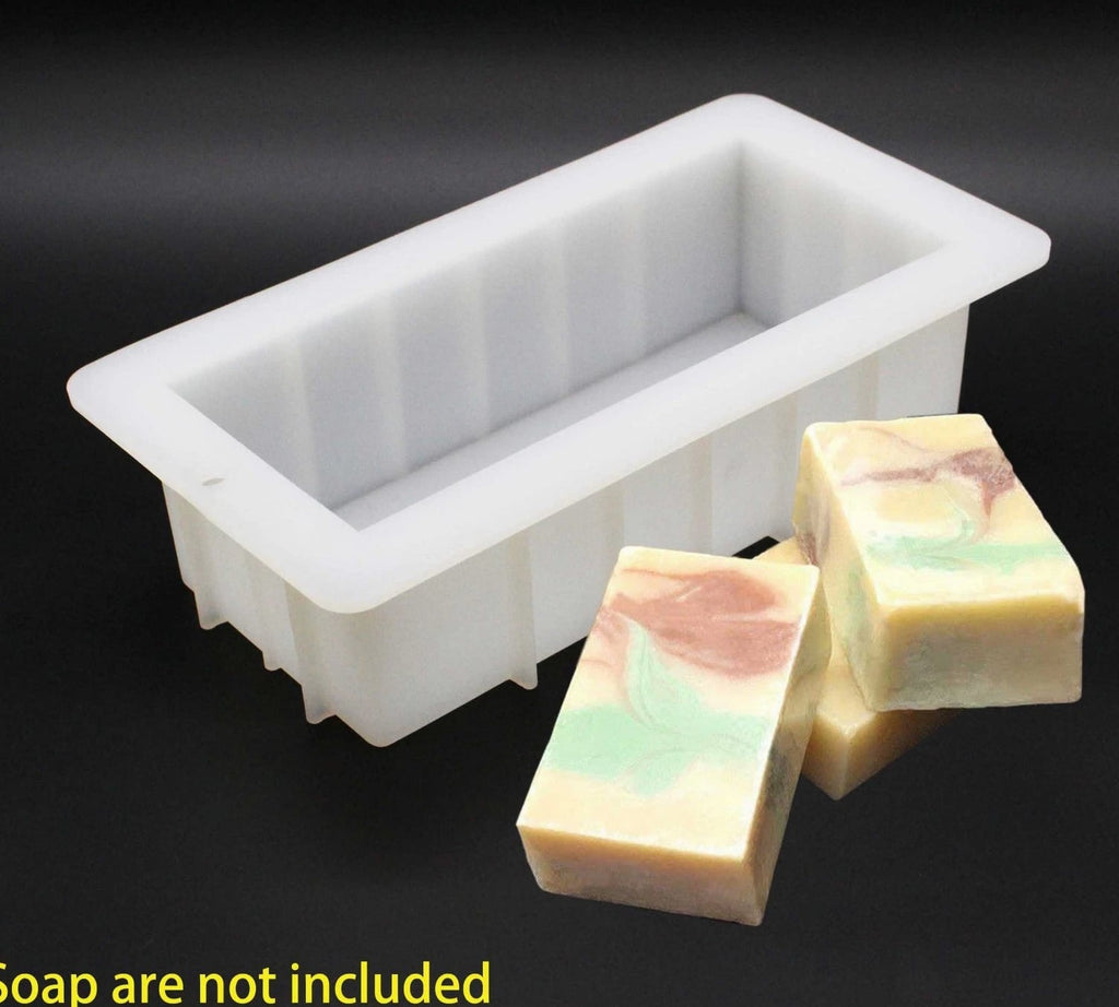 Rectangular Silicone DIY Rectangle Loaf Soap Mold 39 oz