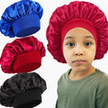 3 Pcs Kids Bonnets for Girls, Silk Bonnet for Child Sleeping, Toddler Bonnet