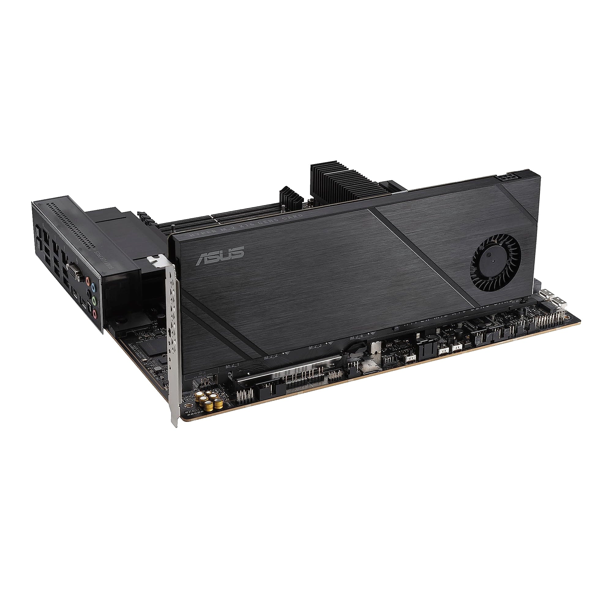 ASUS Hyper M.2 x16 Gen5 NVMe adapter card PCIe 5.0 quad M.2