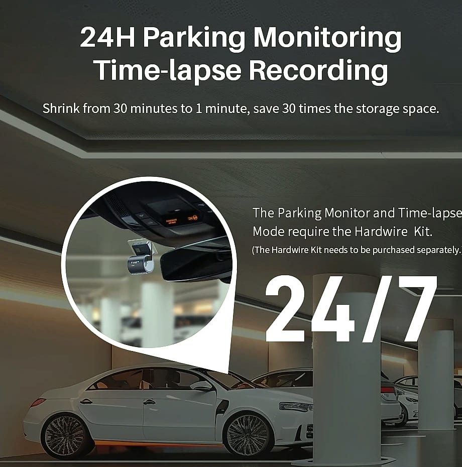 KAWA MINI 3 Pro 2K Dash Cam with WiFi and Voice Control