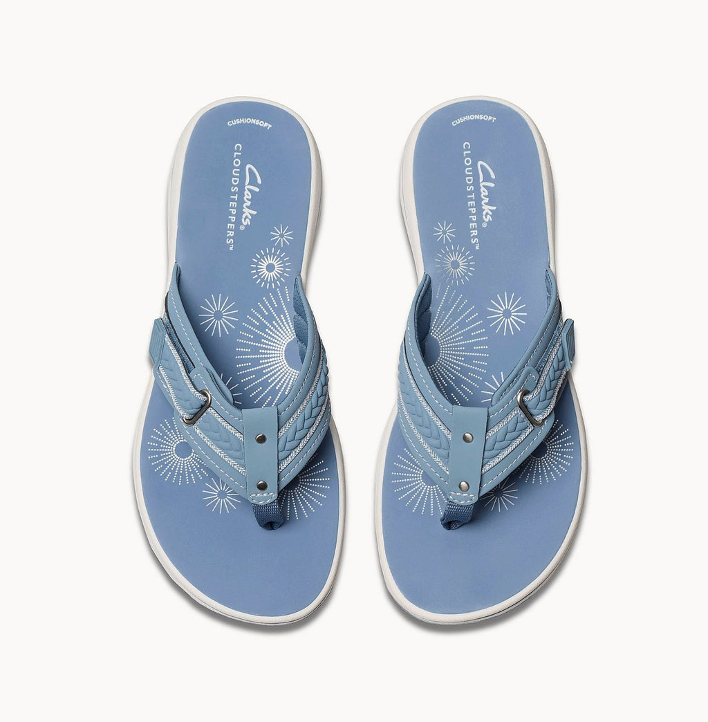 Clarks Women's Breezey Sun Sandal Cloudstepper Comfort