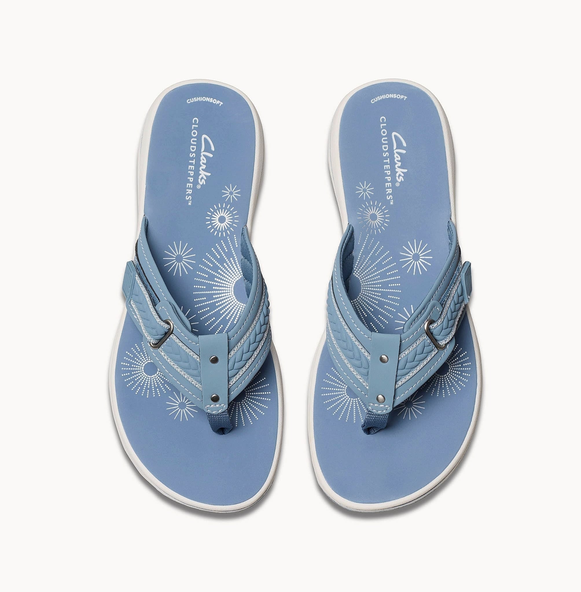 Clarks Women's Breezey Sun Sandal Cloudstepper Comfort