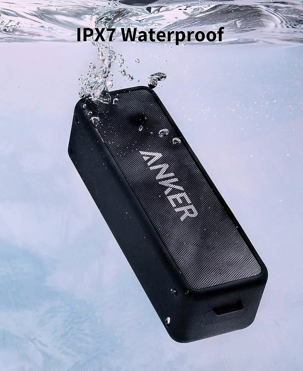 Anker Soundcore 2 Portable Bluetooth Speaker, 24hr Battery