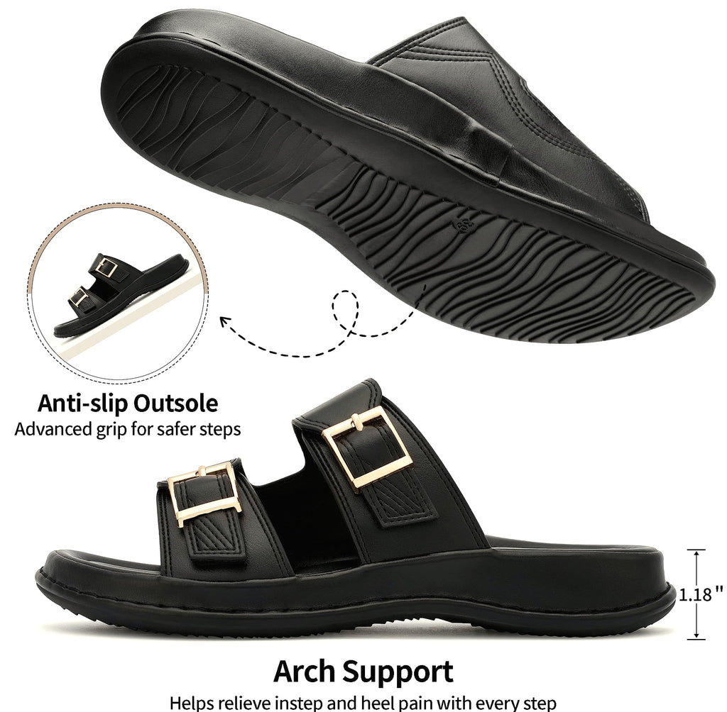 Aomigoct Women's Dressy Summer Sandals Comfortable Walking