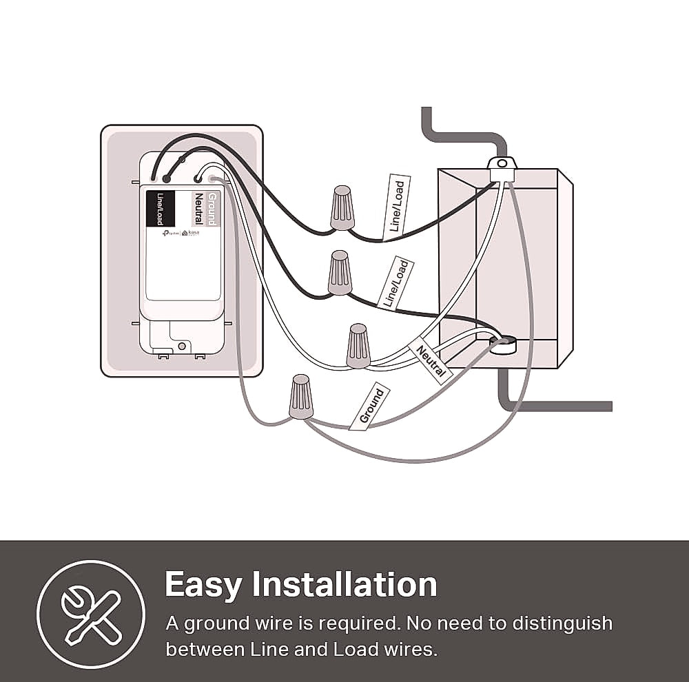 Kasa Smart Matter Light Switch KS205 Voice Control