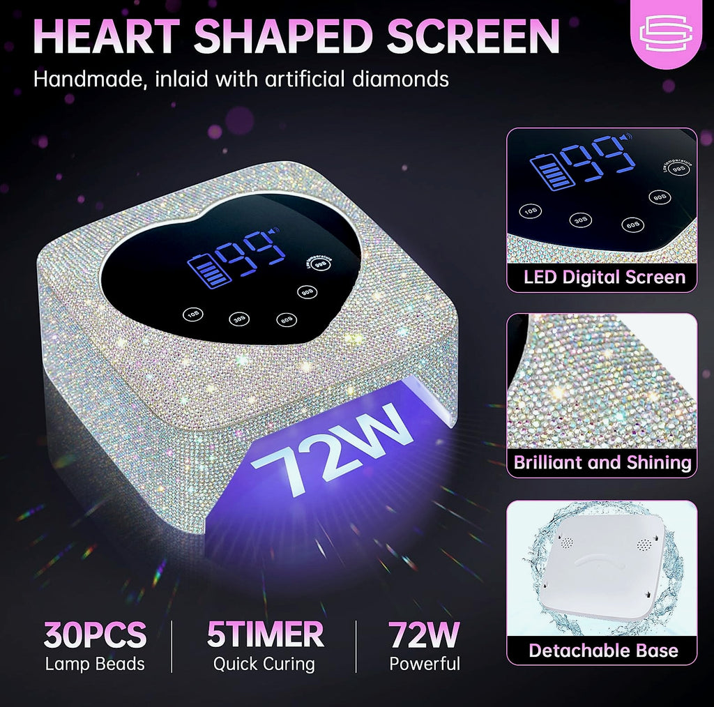Christine Shelly UV Nail Lamp and Electric Nail Drill Manicure Kit