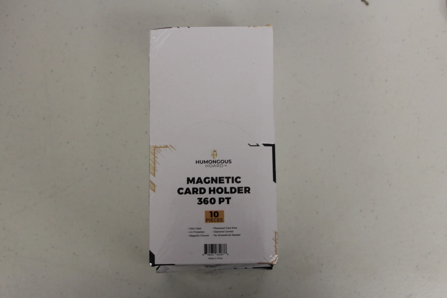 (10) 360Pt Magnetic Card Holder w/UV Protection Humongous Hoard Box