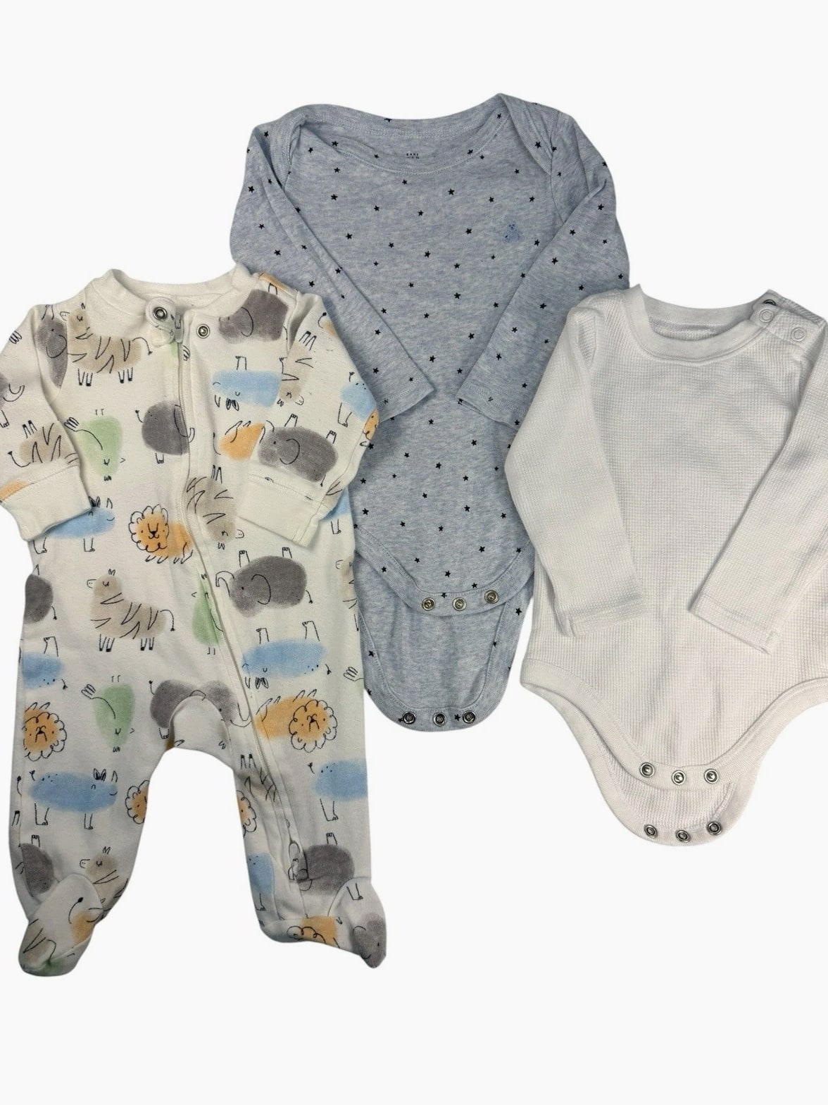 Carter's Garanimals baby GAP One-Piece Bodysuit Coverall Bundle 3pc  3-12 Months