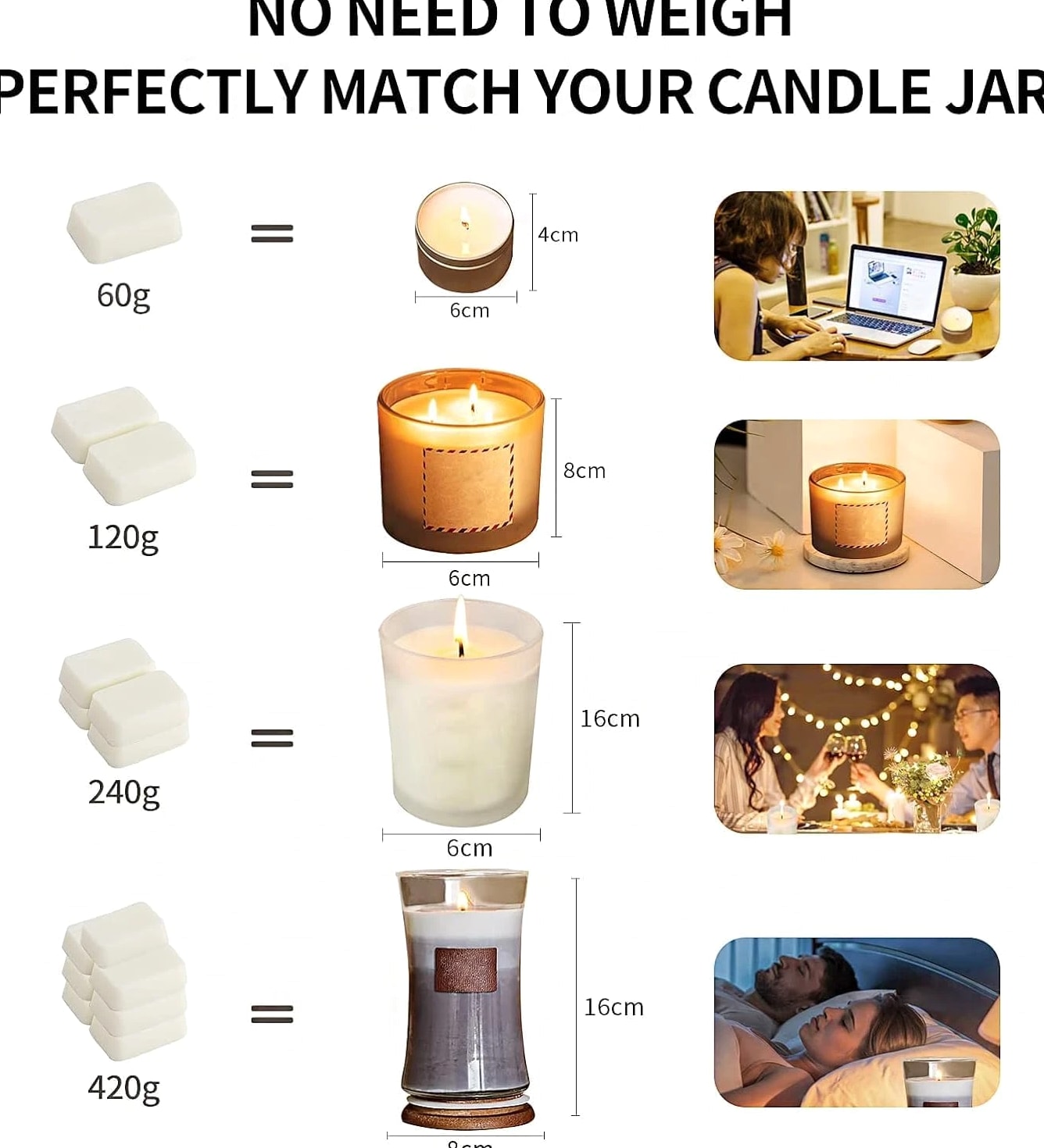 Candle Making Kit for Adults and Beginners, Candle Making Supplies Include Soy Wax