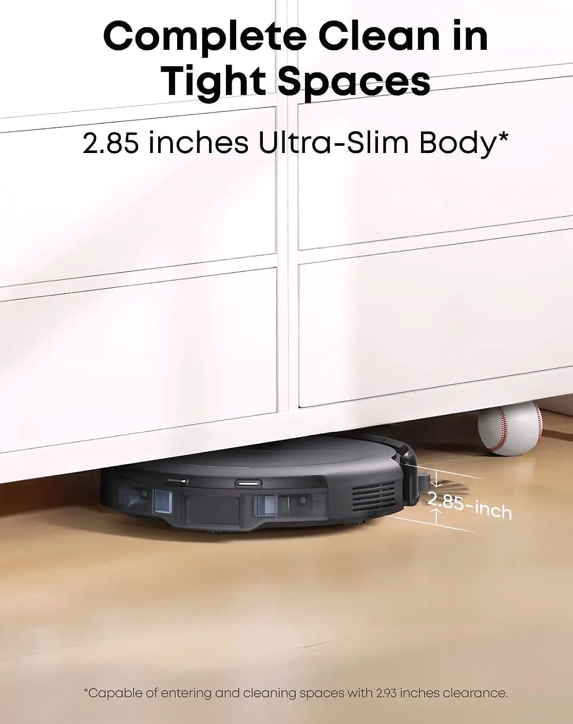 eufy C10 Robot Vacuum with Self-Emptying Station
