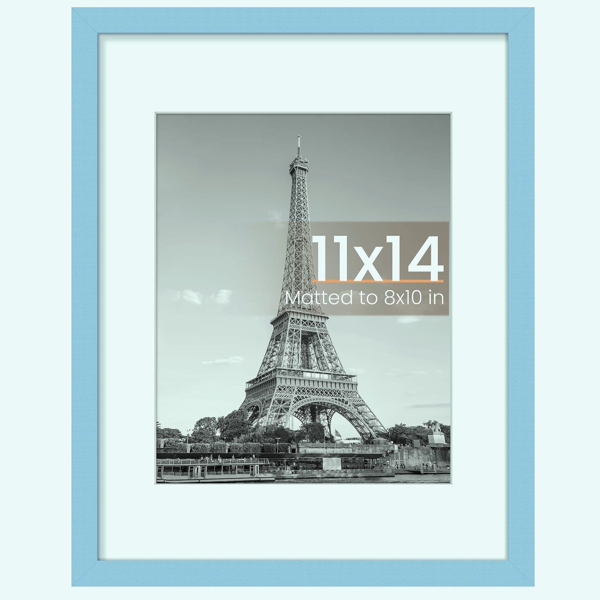 Upsimples 11x14 Picture Frame for 8x10 Photos with Mat