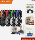 Tangle-Free 2kg CREALITY PETG 8 Color Filament Pack - High-Quality Prints