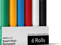 Smart Permanent Vinyl for Joy Xtra Machine, Sampler Pack (9.5In X 24In, 6 Sheets