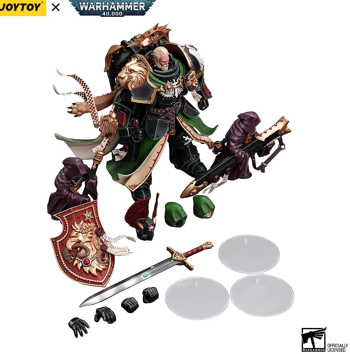 JOY TOY Warhammer 40K 1/18 Dark Angels Primarch Lion El'Jonson