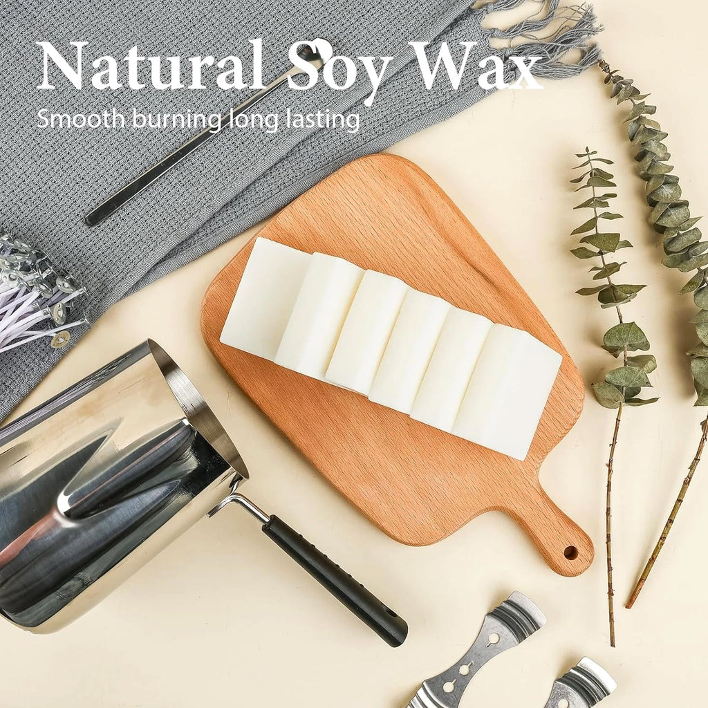 Complete Candle Making Kit for Adults, DIY Starter Soy Candle Making Supplies