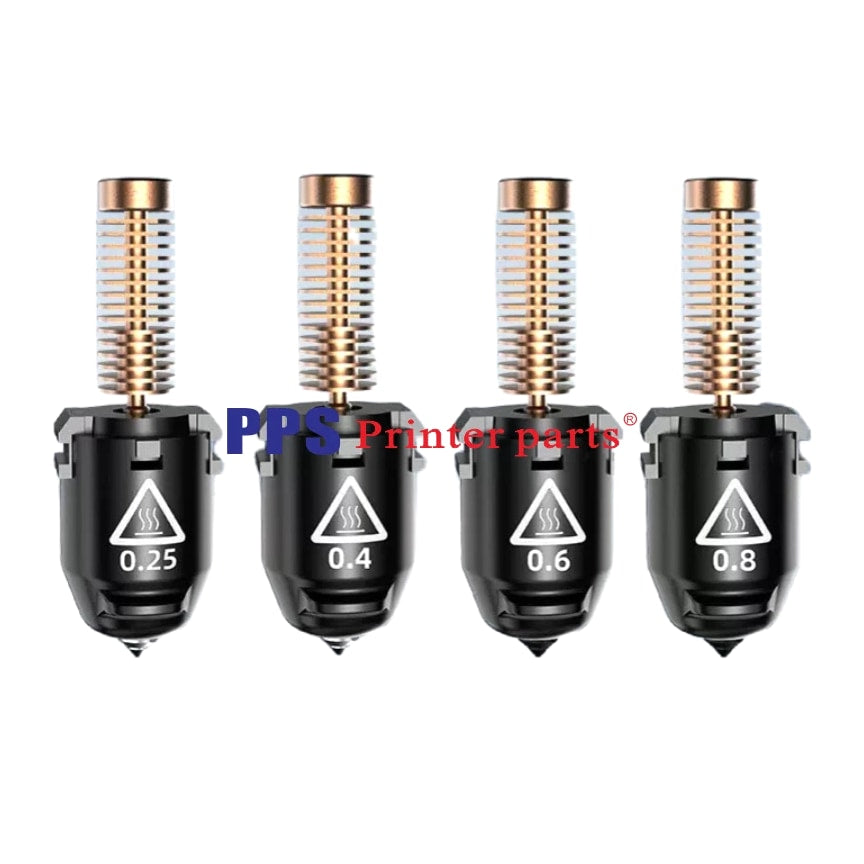 3D Printer Parts 0.25/0.4/0.8/0.6mm Extruder Nozzle compatible with Flashforge AD5M/AD5M Pro