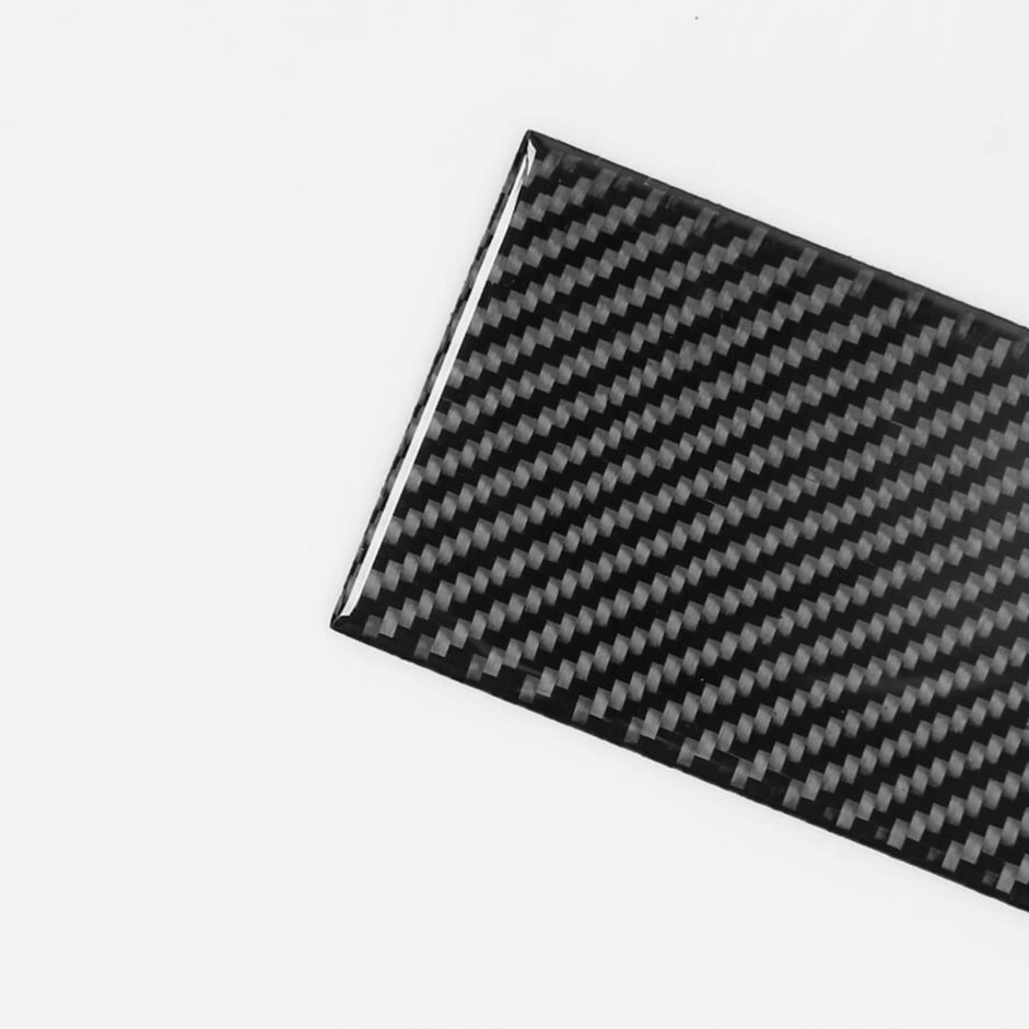 Carbon Fiber Gear Shift Cover Trim For 2012-2015 Fiat 500 Interior