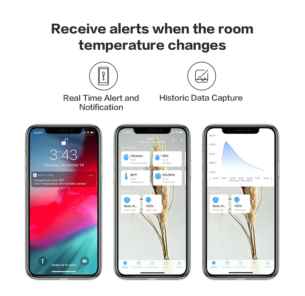 Aqara M100 Zigbee Hub with Temperature Humidity Sensor Kit