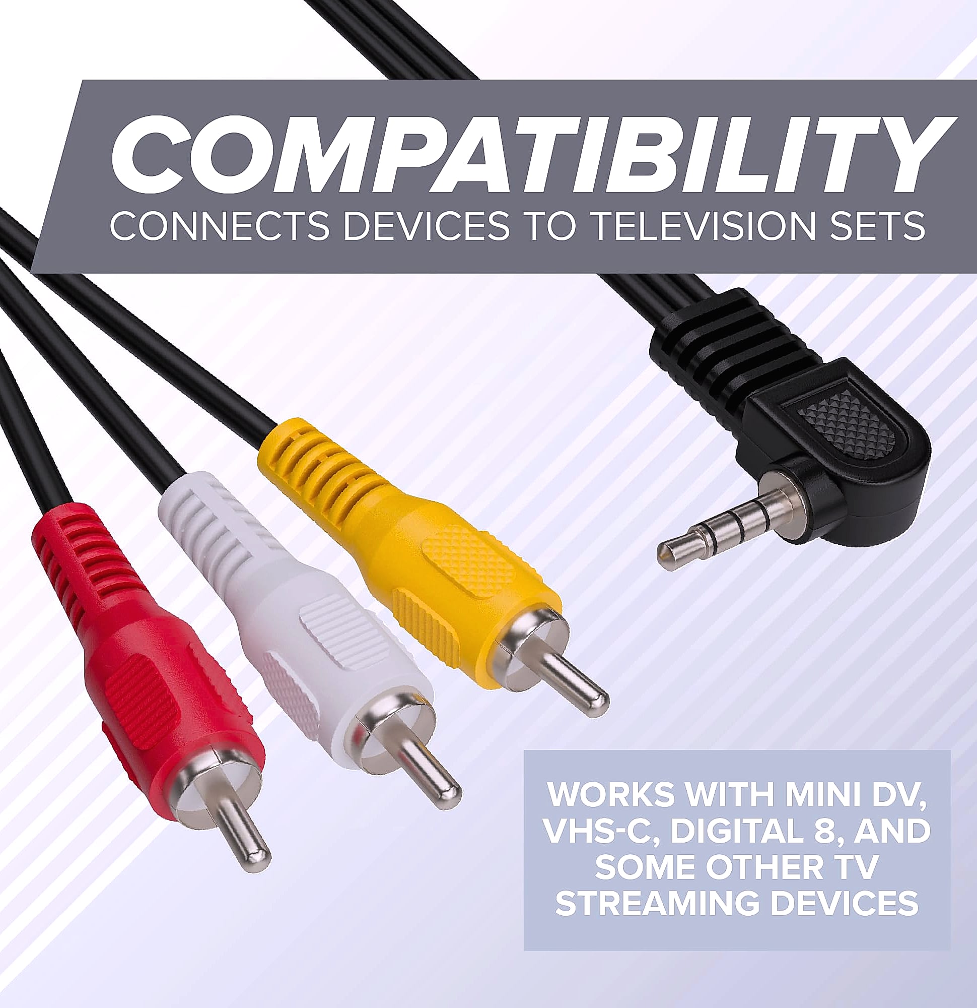 THE CIMPLE CO 3.5mm to RCA A/V Cable for Roku and TiVo 6 Feet