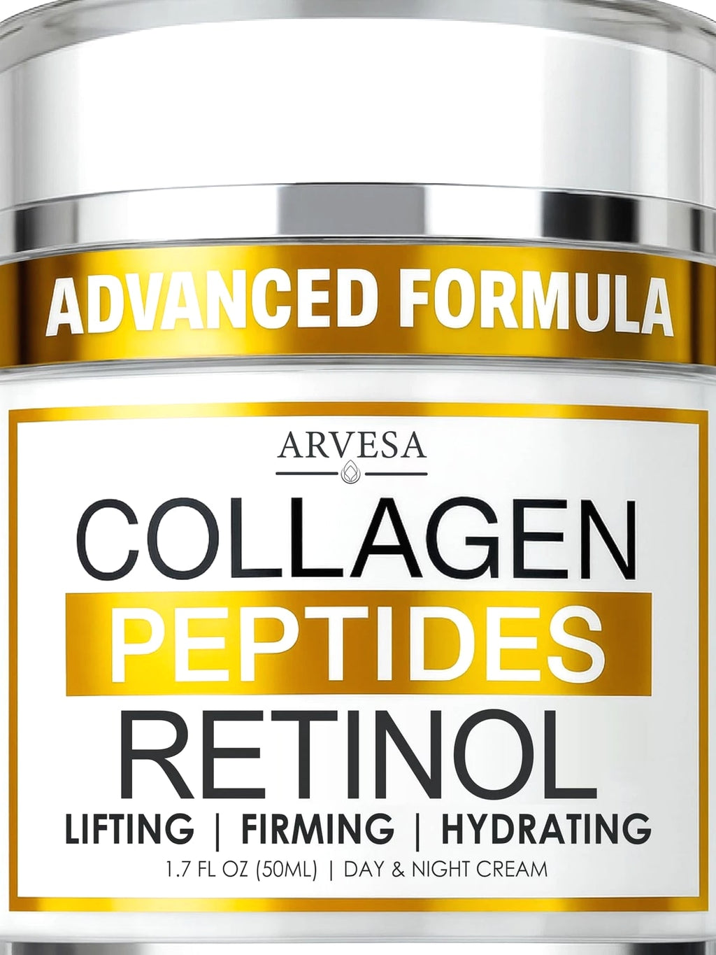 Retinol Cream for Face with Collagen Peptides - Anti-Aging Wrinkle Cream...
