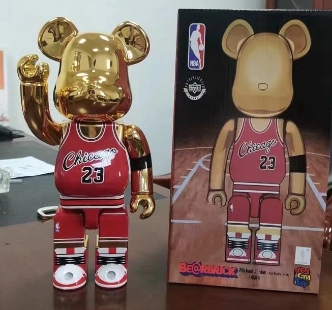 400%Bearbrick Michael Jordan Chicago 23jersey Action Figure Deco Art Collect Toy