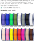 SUNLU 16 Color PLA Filament Bundle Multicolor 3D Printer 1.75mm - Individually