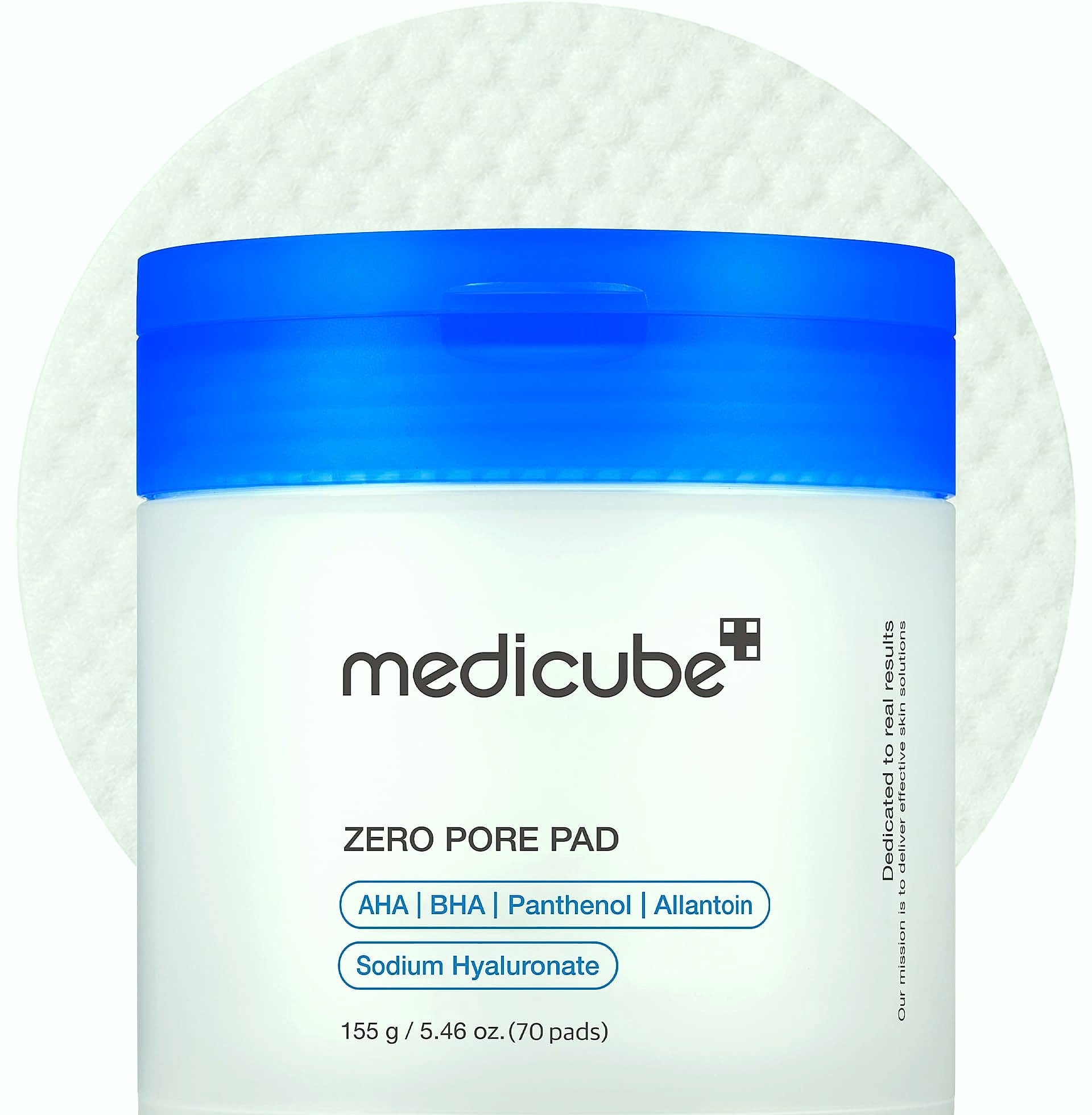 Medicube Zero Pore Pad 2.0 Exfoliating Toner Pads, 70 Count