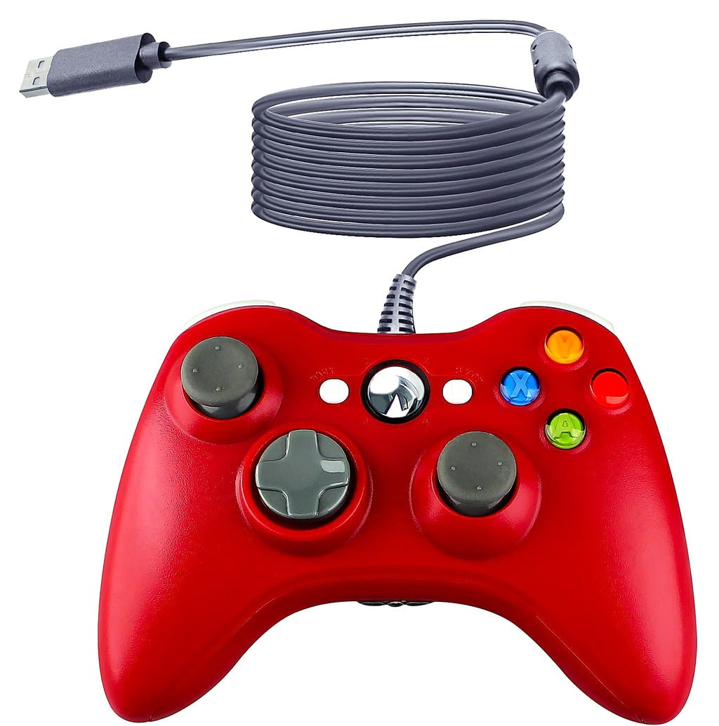 OSTENT Wired USB Controller Gamepad for Xbox 360 and PC