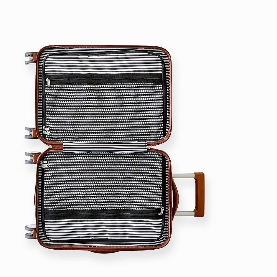 Mark & Graham Terminal 1 Expandable Carry-On Spinner Luggage Suitcase brand New